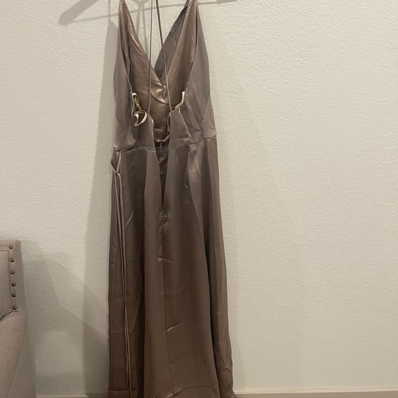 Jenny Yoo Lana Dress - Latte size 12 - Picture 12 of 14